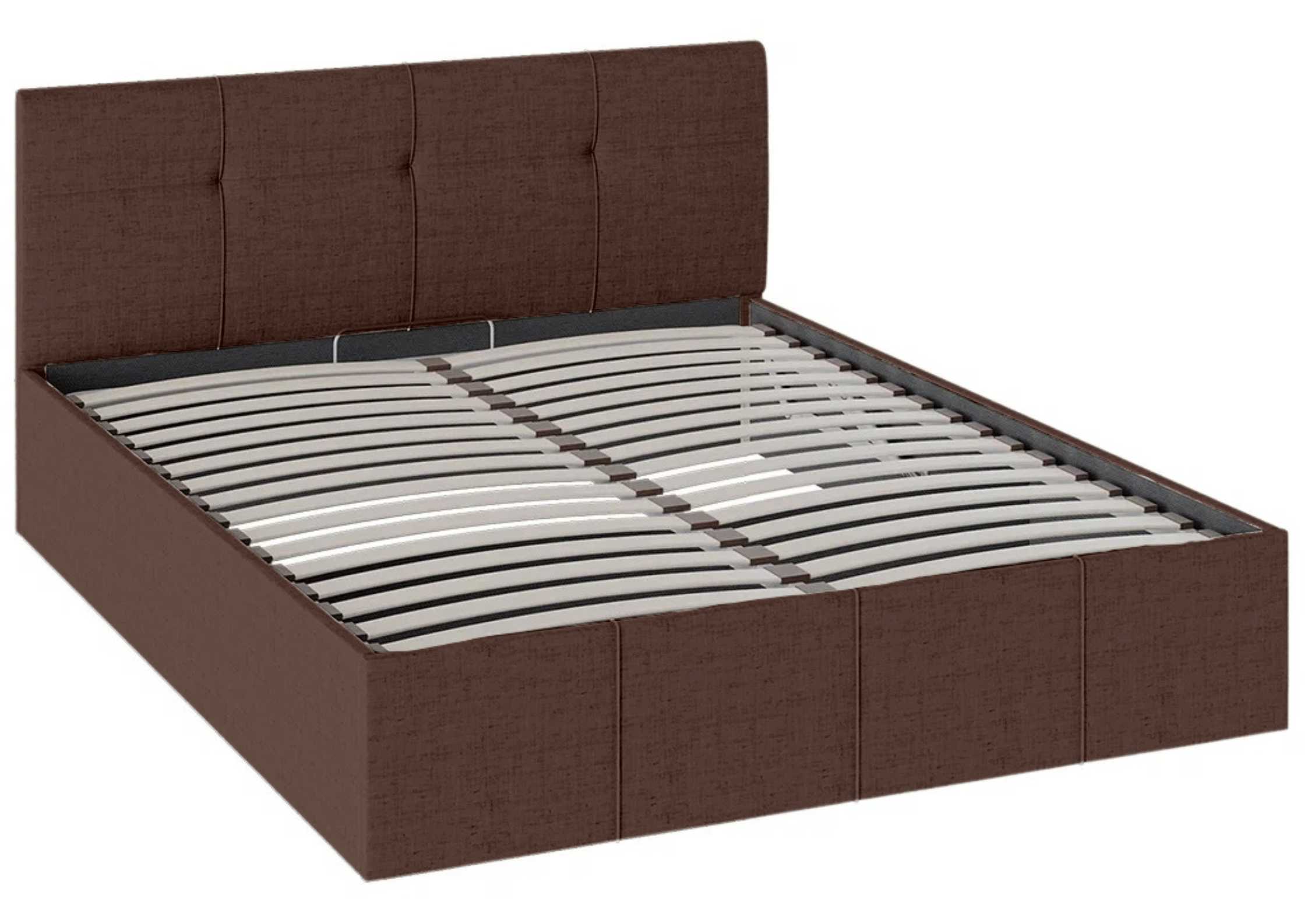 Brązowe łóżko 180x200cm